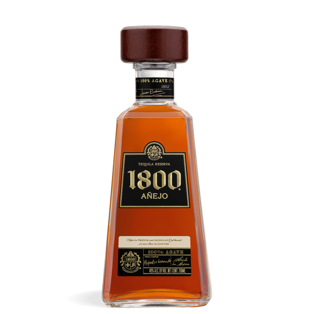 Boca 1800 Añejo Tequila 0,7L s jantarnom bojom i elegantnim dizajnom