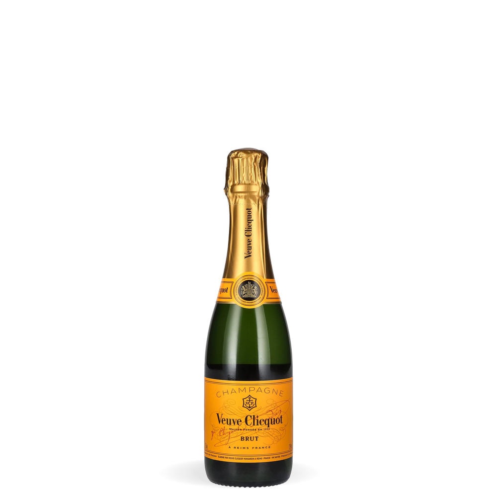 Boca šampanjca Veuve Clicquot Yellow Label Brut 0,375L uz elegantnu žutu etiketu