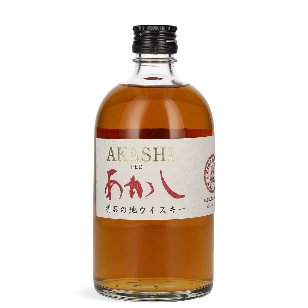 Boca White Oak AKASHI Red Blended Japanese Whisky 0,5L s crvenom etiketom