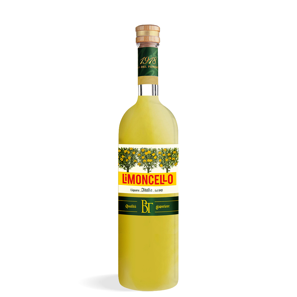 Boca Bepi Tosolini Limoncello Superiore 0,7 L s prirodnom žutom nijansom i zlatnim uljem limuna