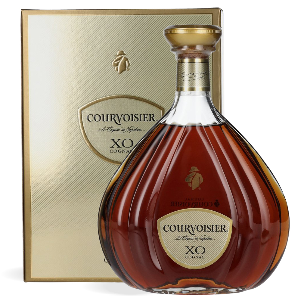 Boca Courvoisier XO Cognaca 0,7L s elegantnim dizajnom i zlatnom kutijom