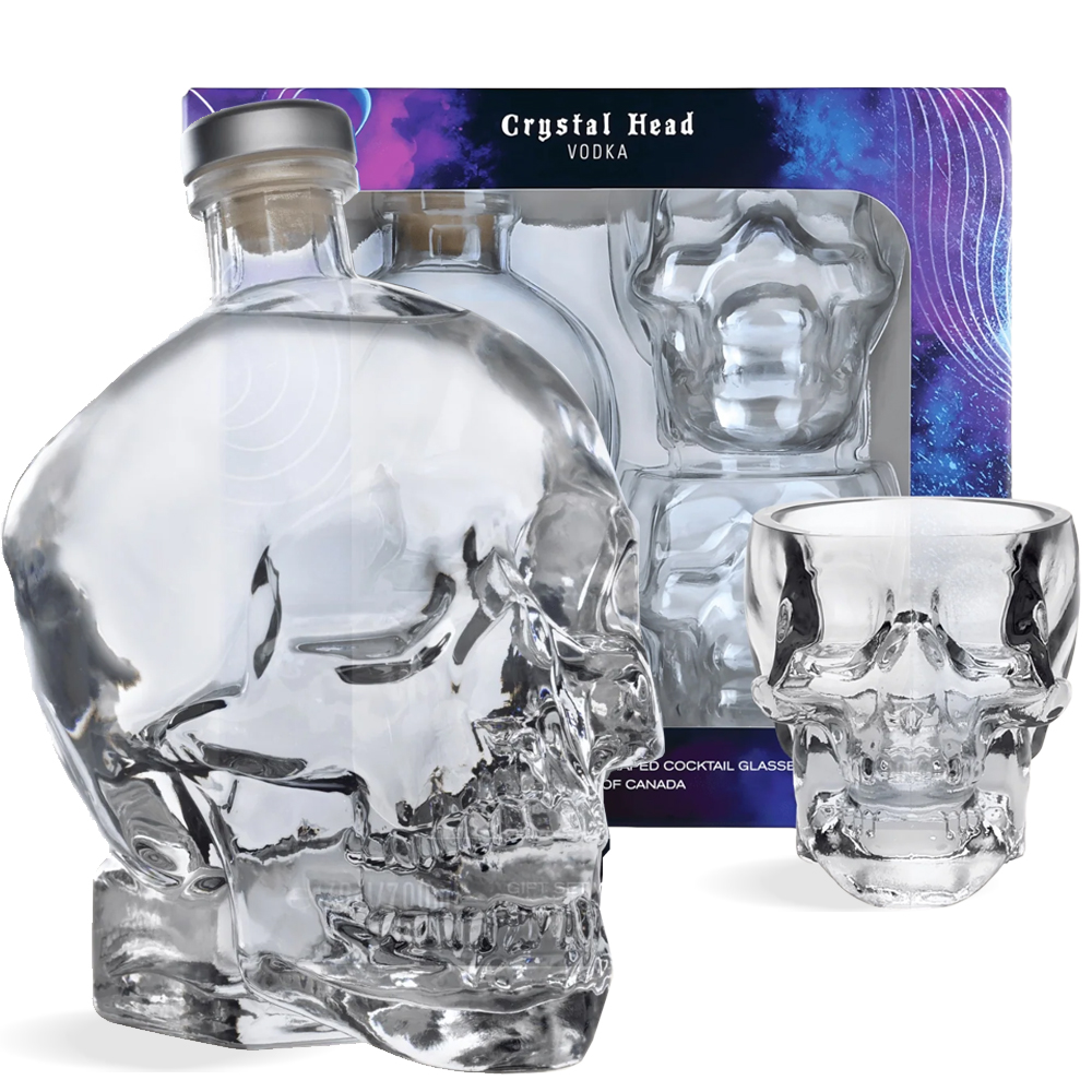 Crystal Head vodka poklon set sa dvije čaše