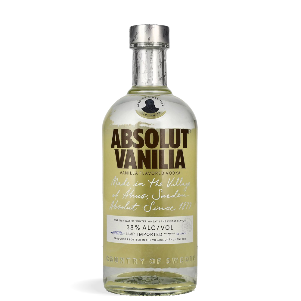 Boca Absolut Vanilia Flavored Vodka od 0,7 l u prepoznatljivom dizajnu Absolut boce