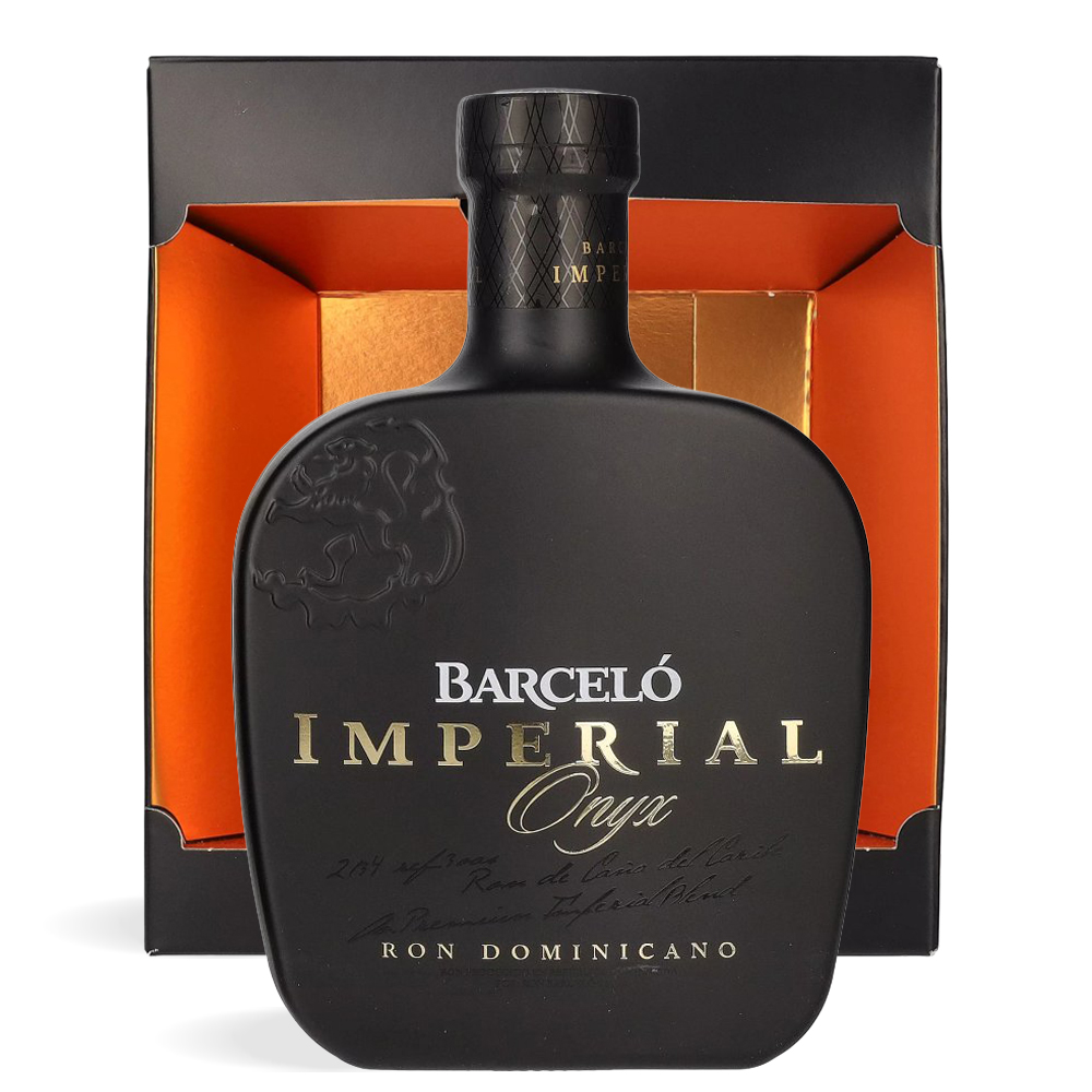Boca Barceló Imperial Onyx Rum od 0,7 l u luksuznoj kutiji s tamnim dizajnom