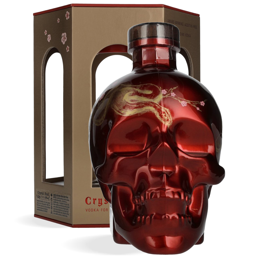 Boca Crystal Head Lunar Year Limited Edition Vodka od 0,7 l u obliku lubanje s luksuznom poklon kutijom