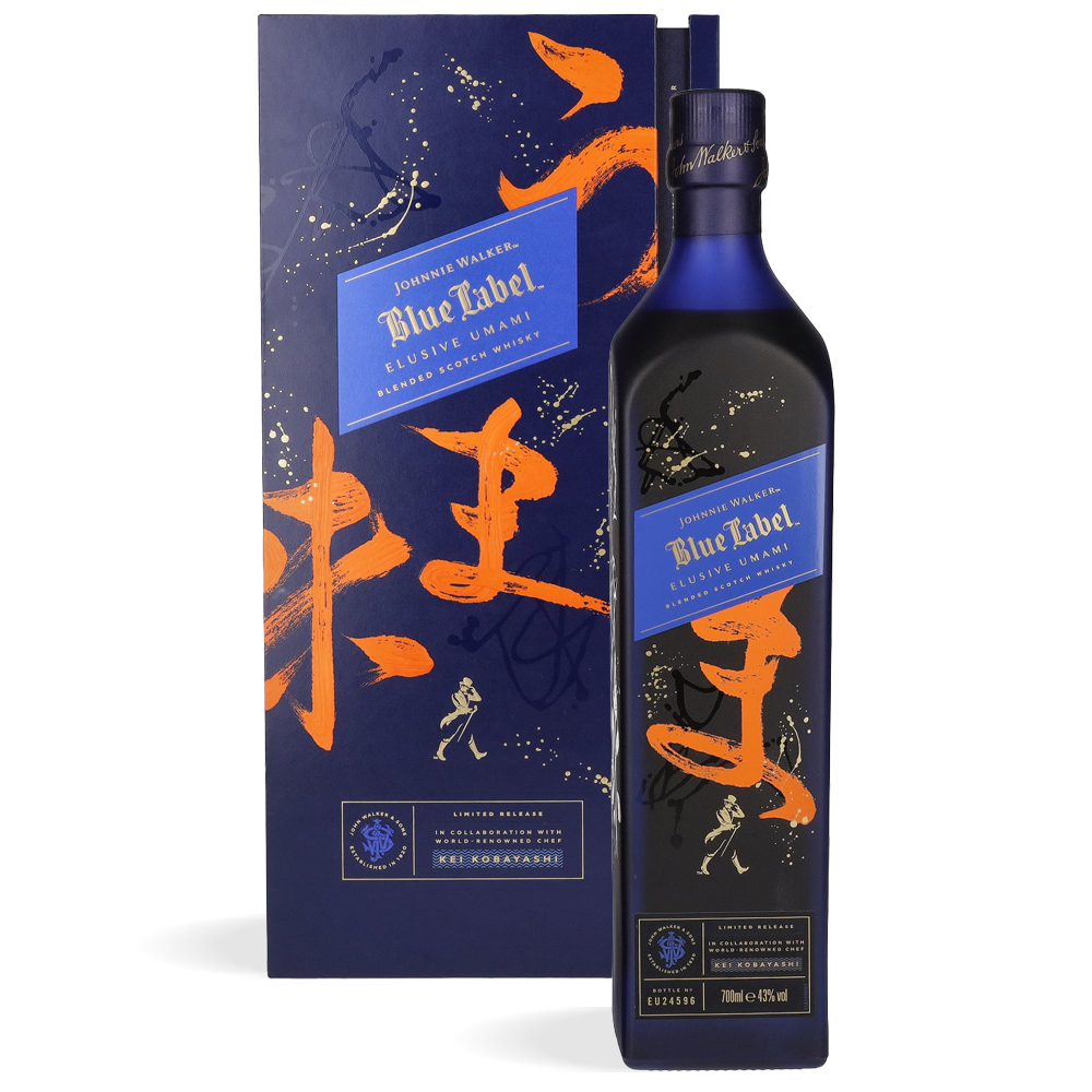 Boca Johnnie Walker Blue Label Elusive Umami Whisky u luksuznom pakiranju inspiriranom svijetom visoke gastronomije