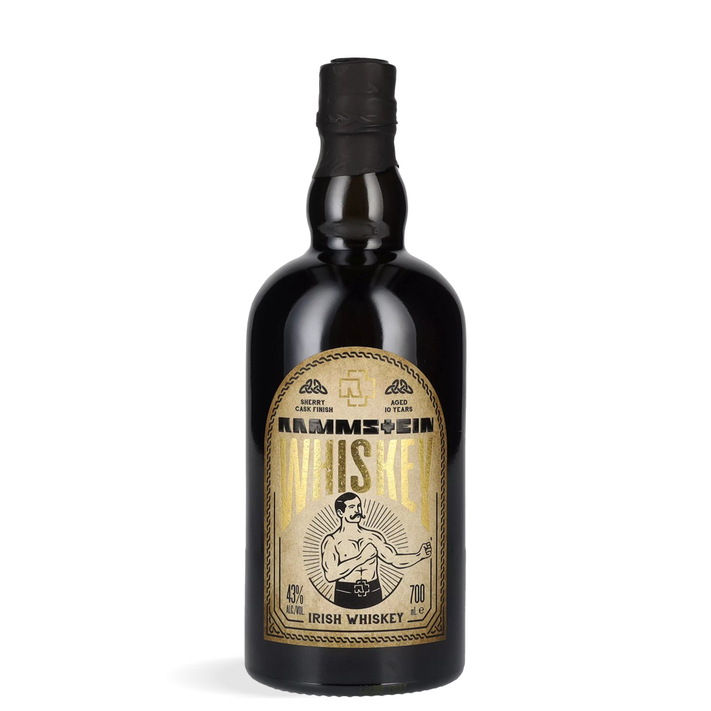 Boca Rammstein 10 Year Old Irish Whiskey Sherry Cask Finish od 0,7 l u elegantnom pakiranju s prepoznatljivim vizualnim identitetom
