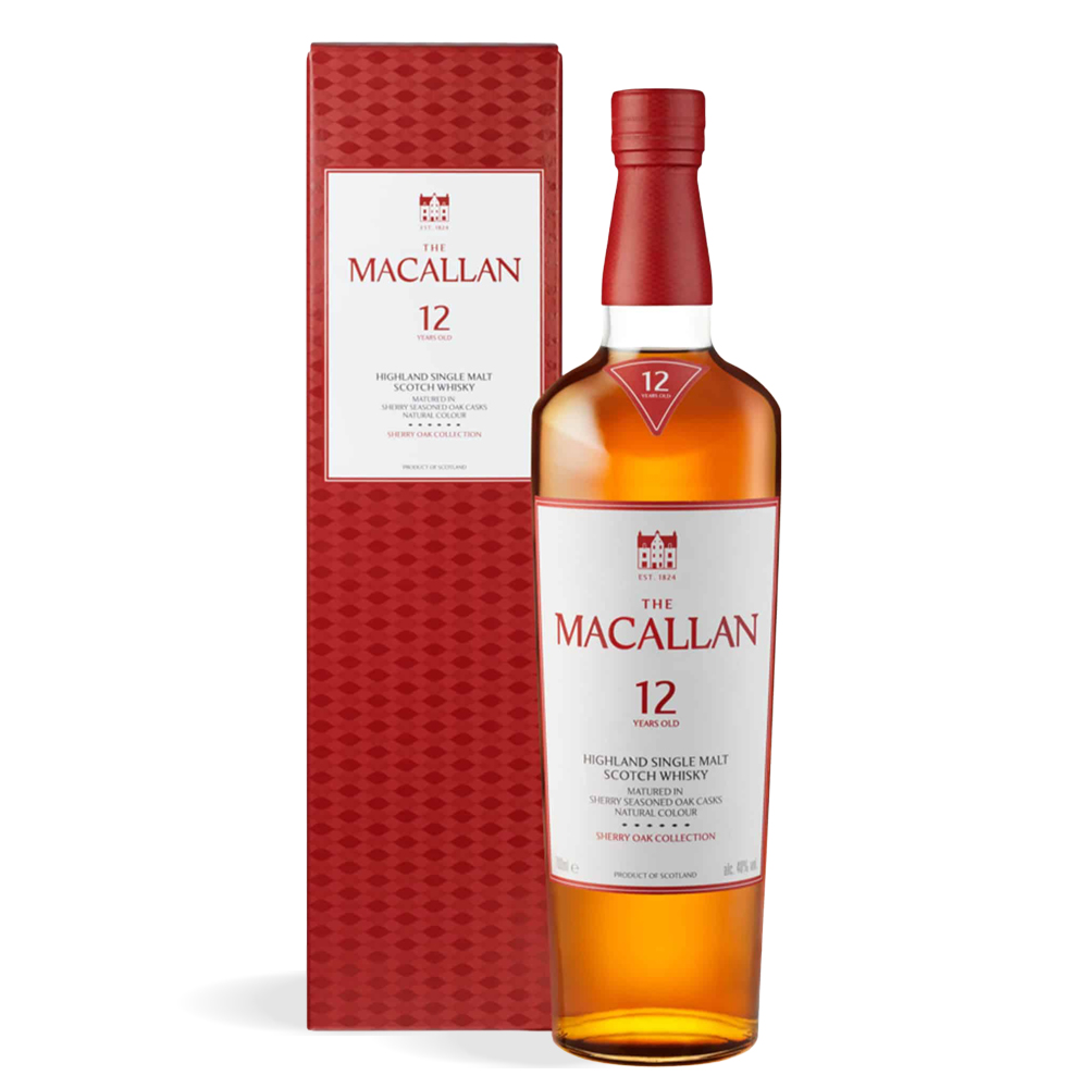 The Macallan 12 Years Old Sherry Oak Cask whisky boca 0,7l – škotski single malt