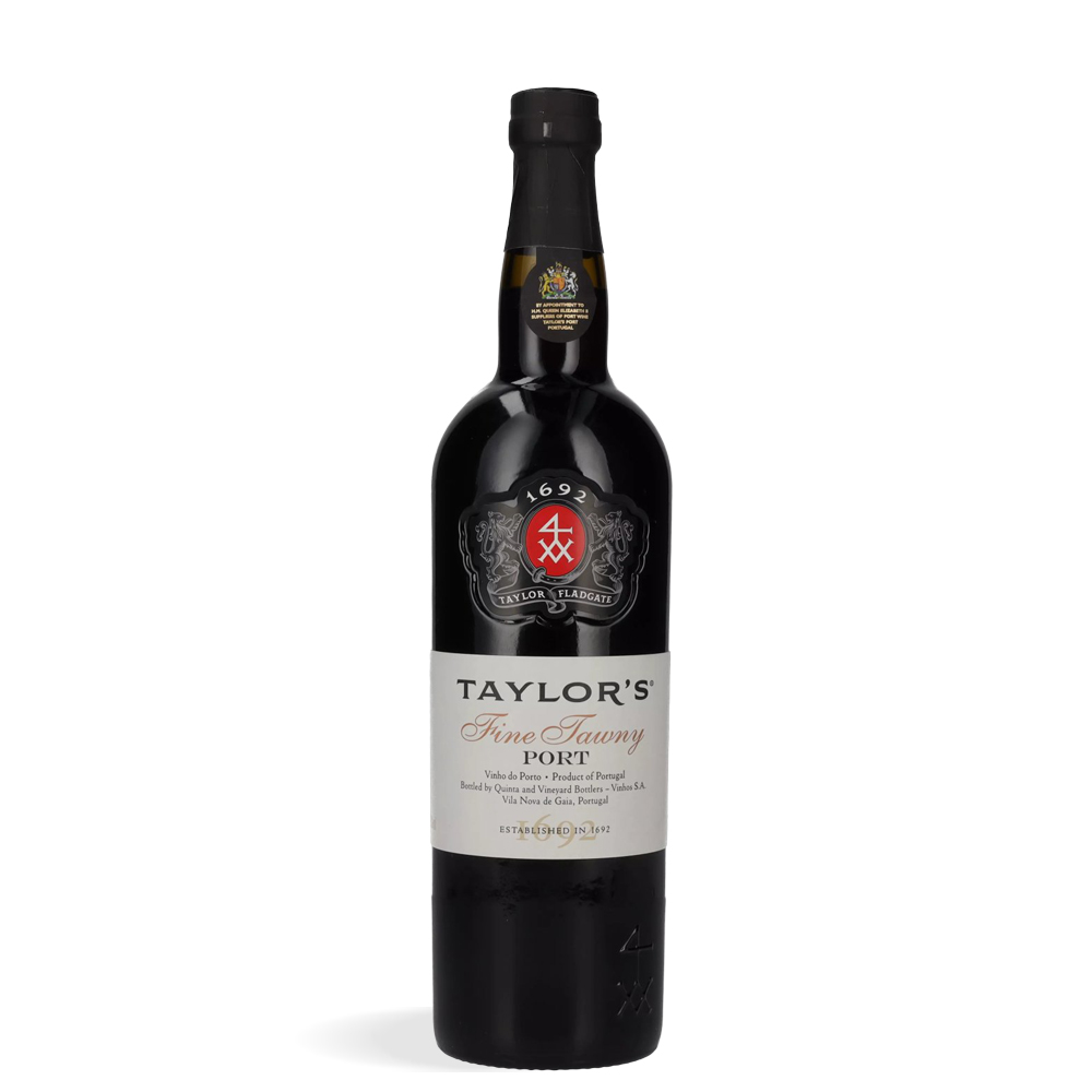 Taylor’s Fine Tawny Port 0,75 L u elegantnoj boci tamne boje s klasičnom etiketom
