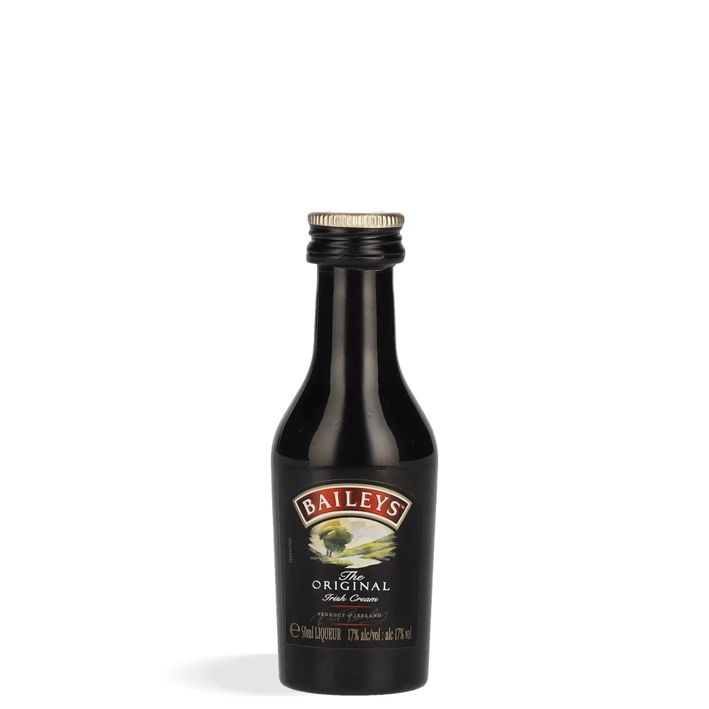Baileys Irish Cream Minijatura 0,05 L u elegantnoj tamnoj boci s zlatnim logom