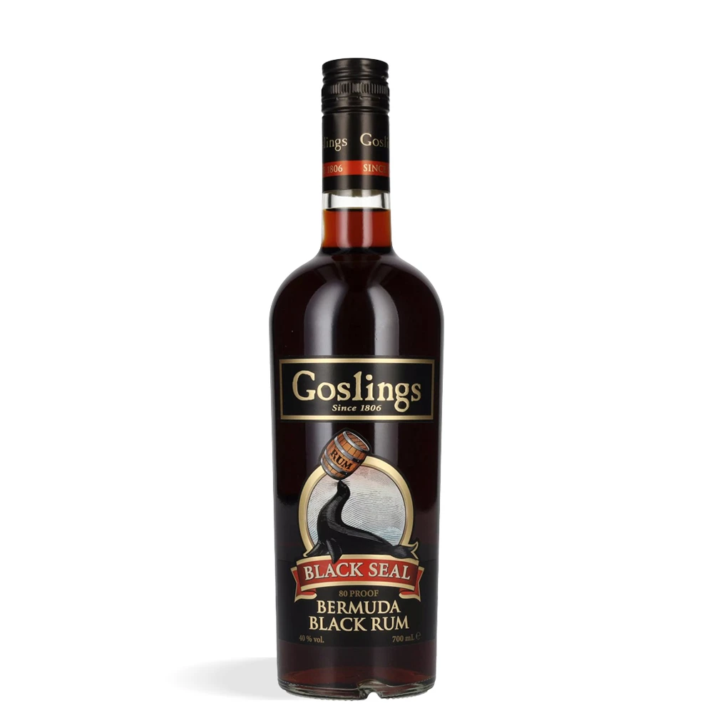 Gosling’s Black Seal 80 Proof Bermuda Rum donosi bogate note karamele i začina. Isprobajte autentični bermudski rum.