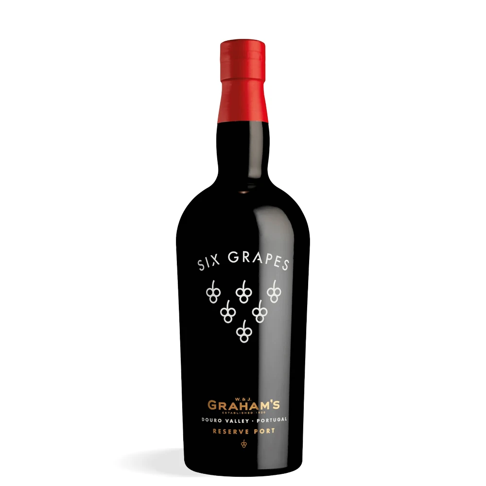 Boca Graham's Six Grapes Reserve Port vina 0,75 L s klasičnom etiketom i tamnim staklom
