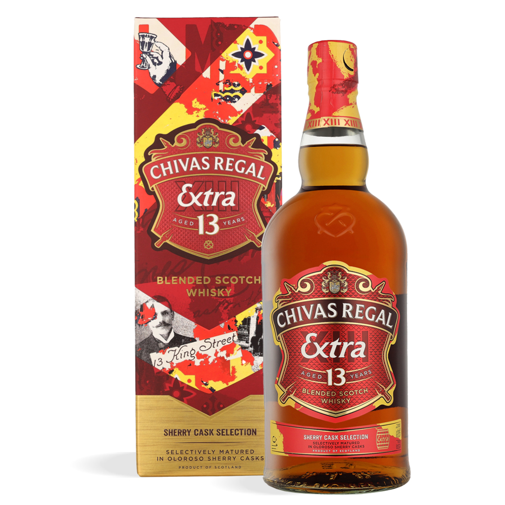 CHIVAS REGAL EXTRA 13 YEARS OLD OLOROSO SHERRY CASK SCOTCH WHISKY + KUTIJA