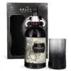 The Kraken Black Spiced Rum poklon set 1 L s originalnom čašom u tamnoj boci s prepoznatljivim vintage dizajnom i ilustracijom morskog čudovišta