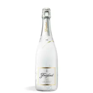 Freixenet Ice Cuvée Especial Semi Seco 0,75 L u elegantnoj svijetloj boci s modernim dizajnom i finom perlažom.