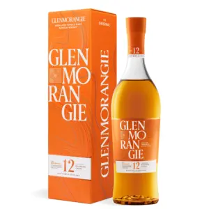 Glenmorangie The Original 12 Years Old 0,7 L u elegantnoj boci svijetle zlatne boje s prepoznatljivim dizajnom te poklon kutijom