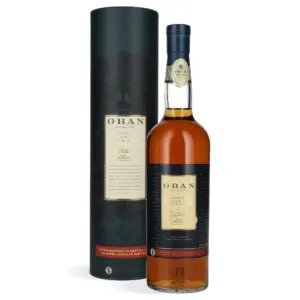 Oban The Distillers Edition Double Matured single malt scotch whisky 0,7 L u elegantnoj boci s klasičnom etiketom i profinjenom poklon kutijom.