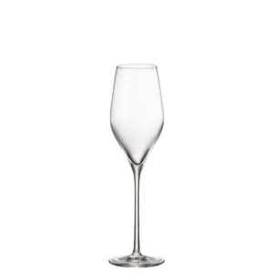 Bohemia Royal Crystal Avila flute čaša za šampanjac 230 ml od prozirnog kristalnog stakla izduženog elegantnog oblika za posluživanje pjenušca i šampanjca