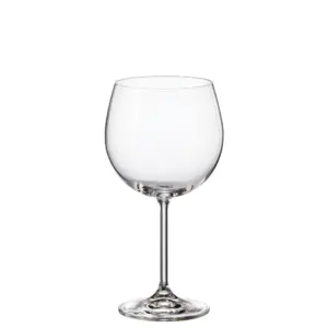 Bohemia Royal Crystal čaša za gin tonic 620 ml od prozirnog kristalnog stakla velikog zaobljenog ballon oblika za posluživanje gin tonica s ledom i citrusima