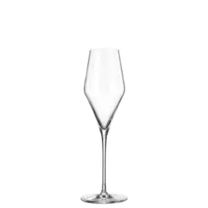 Bohemia Royal Crystal Louvre flute čaša za šampanjac 290 ml od prozirnog kristalnog stakla sofisticiranog izduženog oblika za posluživanje šampanjca i pjenušavih vina