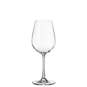 Bohemia Royal Crystal Sarah čaša za bijelo vino 400 ml od prozirnog kristalnog stakla elegantnog i izduženog oblika