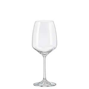 Crystalex Giselle čaša za vino 455 ml od bezolovnog kristalnog stakla, transparentno tulipanasto tijelo