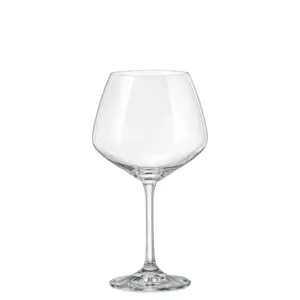 Crystalex Giselle čaša za crno vino 580 ml od bezolovnog kristalnog stakla, široko zaobljeno tijelo