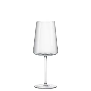 Crystalex Ray čaša za bijelo vino 400 ml, bezolovni kristal, meke linije i minimalistički profil