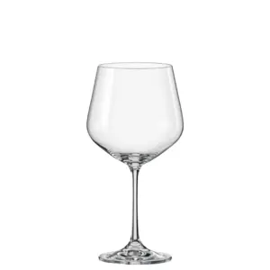 Crystalex Siesta čaša za crno vino 540 ml, ojačano kristalno staklo, široko zaobljeno tijelo na proporcionalanoj nozi, set 6 komada.