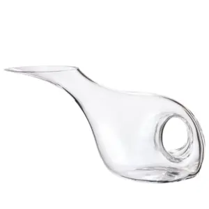 Bohemia Royal Crystal dekanter Duck 70200 1250 ml, ručno puhano bezolovni kristal, ekstremno široko i nisko tijelo originalnog dizajna.