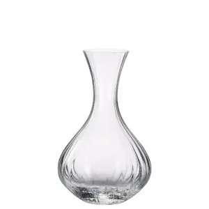 Bohemia Royal Crystal dekanter Waterfall 1500 ml, bezolovni kristal, proporcionalna silueta s Waterfall teksturom.