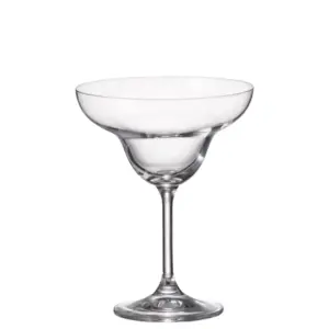 Bohemia Royal Crystal Margarita čaša za koktel 350 ml od prozirnog kristalnog stakla sa širokim rubom i prepoznatljivim oblikom, idealna za margaritu, daiquiri i druge koktele.