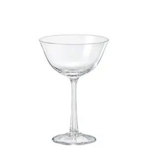 Crystalex Specials II. 40917 čaša za koktele 170 ml, bezolovni Sparkle kristal, plitka Ch.saucer zdjela s tankom nogom, set 6 komada.