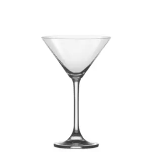 Crystalex Specials II. 4GA16 martini čaša za koktele 270 ml, bezolovni Sparkle kristal, klasični V-oblik s tankom nogom, set 6 komada.
