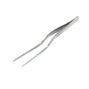 Svev pinceta 16 cm iz Bartools linije, nehrđajući čelik s tankim zakrivljenim vrhovima za precizno postavljanje dekoracija na koktele.