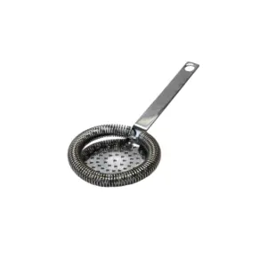 Svev strainer cjedilo za koktele 200 mm, nehrđajući čelik, klasični Hawthorne dizajn s namotanom oprugom.