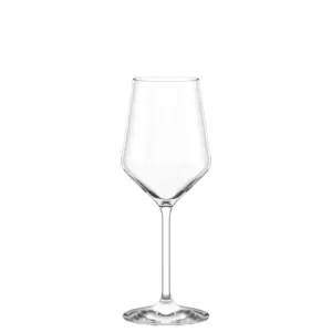 Stölzle Revolution čaša za bijelo vino 360 ml, bezolovni kristal, kutni profil zdjele s izvučenom nogom bez šavova, set 6 komada.