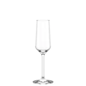 Stölzle Revolution čaša za šampanjac 200 ml, bezolovni kristal, ravna uska zdjela s izvučenom nogom bez šavova, set 6 komada.