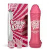 Dildo Shot Bubblegum Vodka Based 0,7 L s dvije čaše u poklon kutiji, aromatizirano piće na bazi votke s okusom žvakaće gume i 10% alkohola.